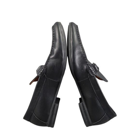 Steve Madden Shoes Mens 11.5 Loafer Moc Classic Slip On Black Leather Lifestyle main image 11